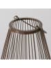 Boltze Windlicht "Cindo" in Dunkelbraun - (H)51,5 cm