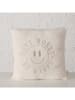 Boltze Kissen "Smile" in Creme - (L)45 x (B)45 cm 