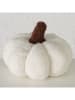Boltze Kissen "Kürbis" in Creme - (H)18 x Ø 22 cm