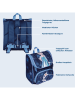 SCOOLI Vorschulranzen "Frozen" in Blau - (B)22 x (H)24 x (T)15 cm