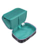 neoxx Schlamperbox "Dunk" in Schwarz/ Rosa - (B)22 x (H)6 x (T)15,5 cm