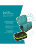neoxx Schlamperbox "Dunk" in Schwarz/ Grün - (B)22 x (H)6 x (T)15,5 cm