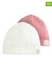 COOL CLUB 2er-Set: Mützen in Rosa/ Creme