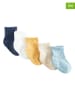 COOL CLUB 5er-Set: Socken in Dunkelblau/ Weiß/ Gelb