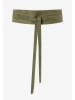 More & More Leder-Gürtel in Khaki