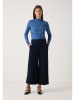 More & More Longsleeve in Blau/ Schwarz