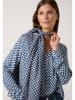 More & More Schal in Dunkelblau/ Creme - (L)180 x (B)70 cm