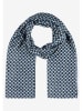 More & More Schal in Dunkelblau/ Creme - (L)180 x (B)70 cm