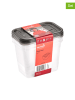 keeeper 3er-Set: Frischhaltedosen "Fredo Fresh" in Schwarz - 1 l