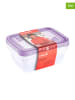 keeeper 3er-Set: Frischhaltedosen "Fredo Fresh" in Lila - 1,25 l