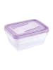 keeeper 3er-Set: Frischhaltedosen "Fredo Fresh" in Lila - 1,25 l