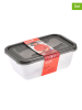 keeeper 2er-Set: Frischhaltedosen "Fredo Fresh" in Schwarz - 3,3 l