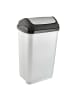 keeeper Afvalbak "Swantje" zilverkleurig - 50 l