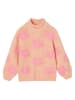 vertbaudet Rollkragenpullover in Orange/ Rosa