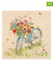 ppd 2er-Set: Servietten "Ride My Bike" in Beige/ Hellblau - 2x 20 Stück