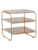 Hübsch Beistelltisch ''Echo'' in Hellbraun - (B)41 x (H)42 x (T)41 cm