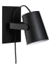 Hübsch Wandleuchte ''Ardent'' in Schwarz - (B)12 x (H)17 x (T)22 cm