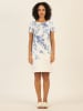 APART Kleid in Blau/ Weiß