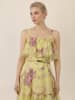 APART Kleid in Gelb/ Pink