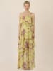APART Kleid in Gelb/ Pink