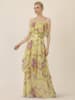 APART Kleid in Gelb/ Pink