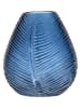 Ladelle Vaas "Leaf" blauw - (B)14 x (H)15 x (D)12,5 cm