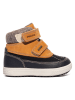 Primigi Leder-Boots in Orange/ Schwarz