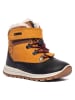 Primigi Leder-Boots in Orange/ Schwarz