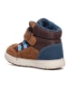 Primigi Leder-Boots in Hellbraun/ Blau