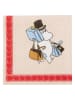 Moomin Serwetki (20 szt.) "Holiday Rush" w kolorze jasnoróżowo-czerwonym