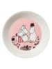 Moomin Brotteller ''Family time'' in Weiß/ Rosa - Ø 15 cm