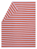 David Fussenegger Flanelldecke "Luca - Streifen" in Weiß/ Orange