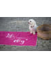 David Fussenegger Haustierdecke "Life Is Better With A Dog" in Pink/ Weiß