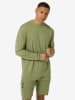 super.natural Functionele longsleeve "Casual Rib" kaki