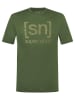 super.natural Funktionsshirt "Logo Lines" in Khaki