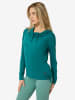 super.natural Funktionslongsleeve "Funnel" in Türkis