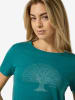 super.natural Funktionsshirt "Tree of Knowledge" in Türkis