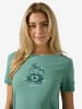 super.natural Functioneel shirt "Mrs Crab" mintgroen