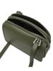 Liebeskind Berlin Leder-Umhängetasche "Mareike" in Khaki - (B)23 x (H)15 x (T)6 cm