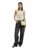 Liebeskind Berlin Leder-Umhängetasche "Mareike" in Beige - (B)23 x (H)15 x (T)6 cm