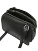 Liebeskind Berlin Leder-Umhängetasche "Mareike" in Schwarz - (B)23 x (H)15 x (T)6 cm