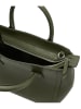 Liebeskind Berlin Leder-Henkeltasche "Marigold" in Khaki - (B)25 x (H)20 x (T)12 cm