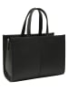 Liebeskind Berlin Skórzana torebka w kolorze czarnym - 35 x 25 x 14 cm