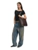 Liebeskind Berlin Leder-Schultertasche "Demi" in Braun - (B)30 x (H)31 x (T)11 cm