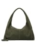 Liebeskind Berlin Leder-Schultertasche "Scarlet" in Khaki - (B)45 x (H)25 x (T)10 cm
