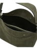 Liebeskind Berlin Skórzana torebka "Abigail" w kolorze khaki - 32 x 24 x 13 cm