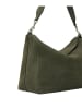 Liebeskind Berlin Skórzana torebka "Abigail" w kolorze khaki - 32 x 24 x 13 cm