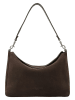 Liebeskind Berlin Leder-Schultertasche "Abigail" in Braun - (B)32 x (H)24 x (T)13 cm