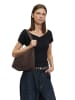 Liebeskind Berlin Leder-Schultertasche "Abigail" in Braun - (B)32 x (H)24 x (T)13 cm