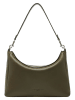 Liebeskind Berlin Leder-Schultertasche "Abigail" in Khaki - (B)32 x (H)24 x (T)13 cm